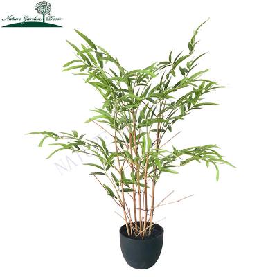 China Real Touch Cheap Artificial Bamboo Tree Bonsai Parents Indoor Outdoor Bamboo Decoration Fake Plant for sale