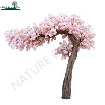 China Home Fake Cherry Blossom Tree Wedding Party Decoration Real Touch Arch Indoor Outdoor Artificial Rose Tree for sale