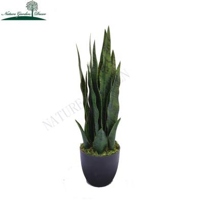 China Real Touch Agave Plants Decorative Artificial Faux Sansevieria Manufacturers Small Fake Snake Plant for sale