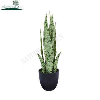 China Real Almost Natural Touch Snake Plants Indoor Artificial Fake Ornamental Fake Plants Outdoor for sale