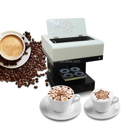 China Coffee Printing Machine For Automatic Colorful Cappuccino Cookies Food 3d Cake Coffee Printer Machine With Ce Certificate for sale