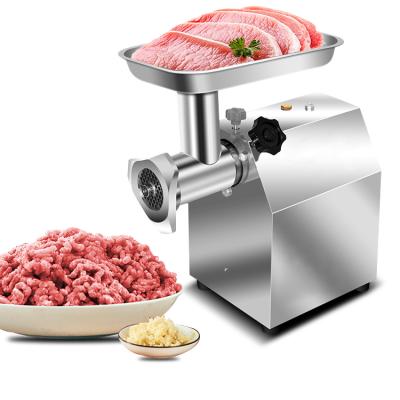 China Powerful Electric Meat Mincer Stuffer Kitchen Home Sausage Chopper Processing 1800W Stainless Steel Chopper for sale