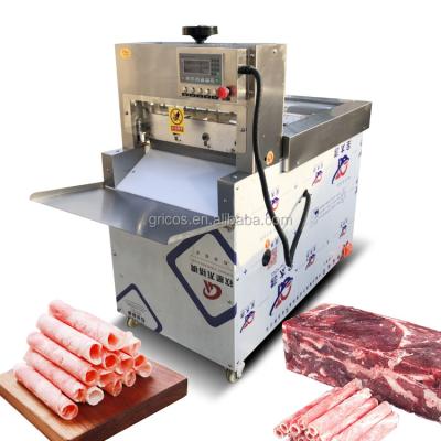 China Automatic Electric Frozen Slicer Machine Restaurant Meat Slicing Machine Frozen Meat Roll Slicer Cutting Machine for sale