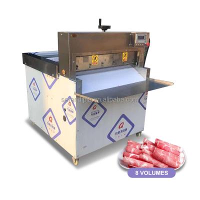 China Hotel Restaurant Kitchen Catering Equipment Frozen Cutter Machine Automatic Frozen Meat Slicer for sale