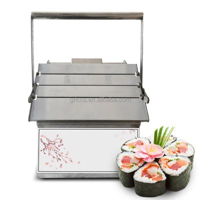 China Best viable selling 304 stainless steel square roll sushi machine manual sushi making machine sushi maker for sale for sale