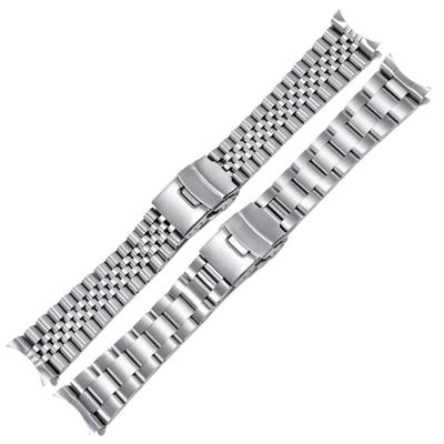 China 316L Stainless Steel 22mm Oyster Strap Jubilee Wearable Band Suitable For Skx SKX007 SKX009 Watch for sale