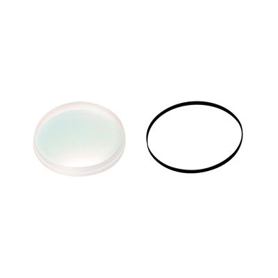 China Sapphire Crystal Glass For SKX007 SKX009 SKX011 7002 RLX Dome Notched Edge Clear Blue AR Pink AR Dual Watch Parts Watch Parts for sale