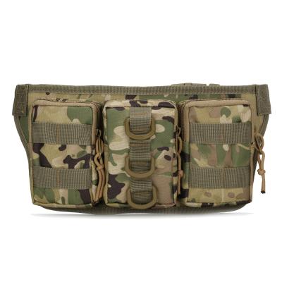 China Custom Outdoor Waterproof Hiking Tactical Military Running Men Comfortable Travel Sports Sling Belt Fanny Pack Waist Bag For for sale