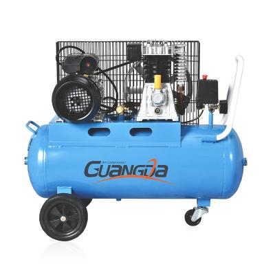 China Lubricated 2 Hp 1.5kw 8 Bar Paint Italian Electric Portable Air Compressor for sale