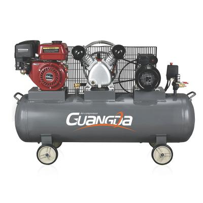 China Lubricated 3 Hp 2.2kw 250l High Pressure Piston Air Gas Compressors for sale