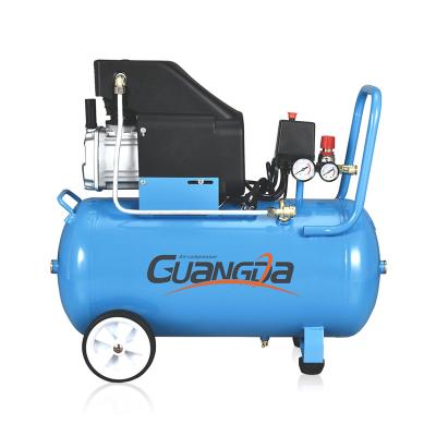 China OIL-LESS Portable Type Direct Driven Piston Air Compressor With Tank for sale