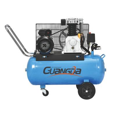 China Guangda Lubricated Cheap Price 2HP 50L Italy Hand Held Portable Compressor For Sale for sale