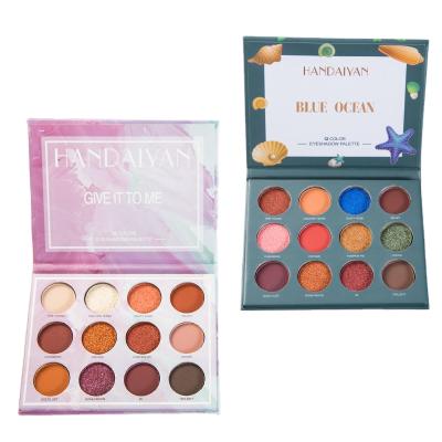 China 12 Colors Eyeshadow Vegan Makeup Waterproof Matte Pearlescent Beauty Eyes Best Gift For Girls/Women Birthday Eyeshadow Palette for sale