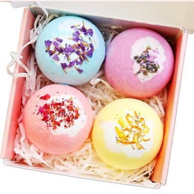 China Full Body Use Rich Bubbles Bath Bombs Gift Set Bath Handmade Flavors Natural Bubble Press Dye Vegan Organic Fizzy Bathbombs For Women Kids&Girls for sale