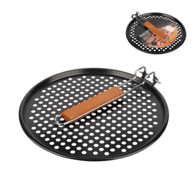 China Easily Cleaned Outdoor Accessories And Home Commercial Folding BBQ Tools Non Stick Grill Pan for sale