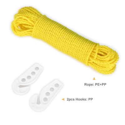 China Wholesale Minimalist Retractable Clothes Hanging Line Clothesline Rope For Outdoor Camping for sale