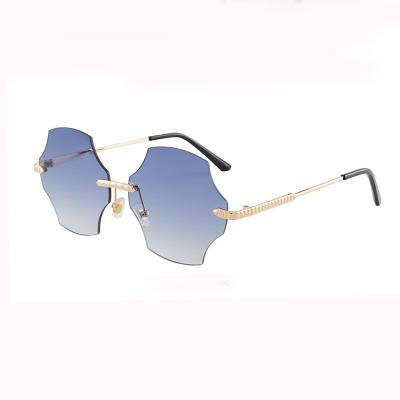 China Four Seasons Sun Glass Metal Gradient Shades Soft Unique Unisex New Arrivals Customized Delicate Sunglasses China Manufacturer for sale