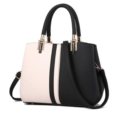 China 2020 High Quality Color Women PU Hot Selling Waterproof Shoulder Bag Tote Handbag for sale