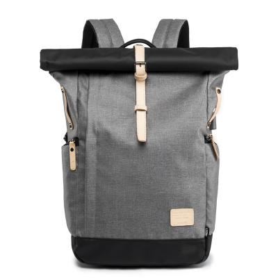 China With USB 2020 Waterproof Casual Laptop Bags Cylinder Office School Bag Backpacks Unisex Rucksacks for sale