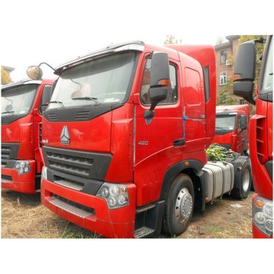 China HOWO A7 10 Wheeler Truck Tractor Head Truck 6985x2496x3850mm for sale