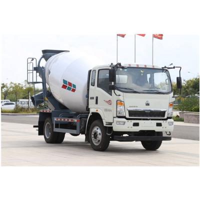 China 4X2 Sinotruk HOWO 4*2 4CBM Mini Concrete Mixer Truck for Africa for sale