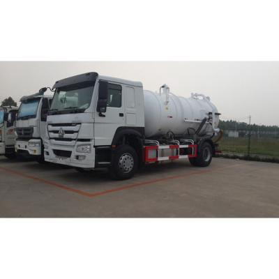 China 4x2 HOWO Sewage Suction Truck 10000L Cleaning Truck 10M3 for sale