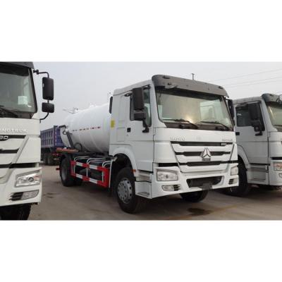 China Sino truck HOWO 4*2 sewage vacuum truck with best price 10M3 for sale