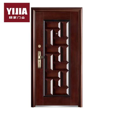 China Modern Security Intake Metal Door Outer Simple Steel Design for sale