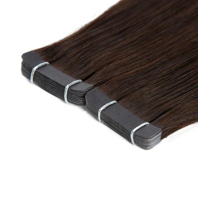 China Wholesale Natural Wave Product Russian Hair Extension Cuticle Aligned Hair Soft And Shining Tape In Extensions Hair for sale