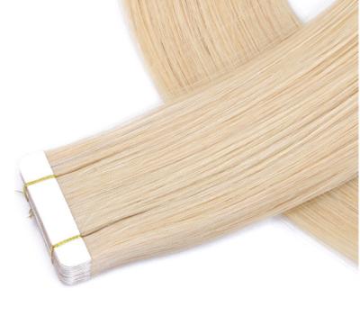 China Natural Raw Virgin Natural Hair Extension Premium Quality Blonde Color Wave Hair Tape In Extensions for sale