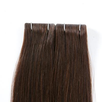 China Vietnamese Raw Natural Wave Hair Cuticle Aligned Virgin Hair Thick Longitudinal Invisible Tape In Extension for sale