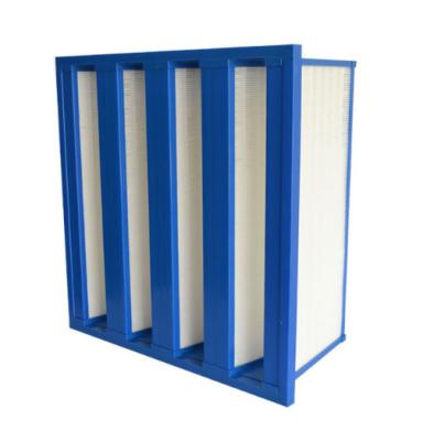 China H13 H14 V Bank Compact Air Filters Compact Hepa Filter para sistemas de aire acondicionado en venta