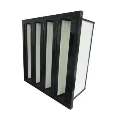 China 592 x 592 x 292 mm Filtros de aire compactos F7 F8 H13 H14 Cuadro de plástico de eficiencia en venta