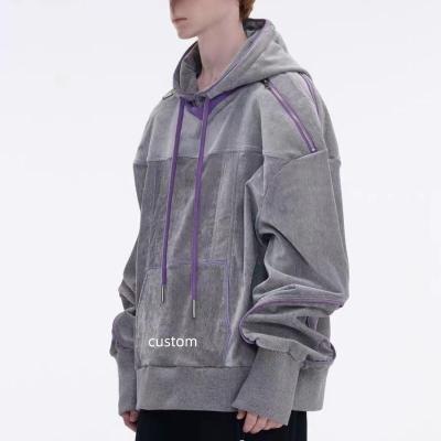 China Other OEM custom rinsing embroidery oversize Sense of advanced minority On the spot all-match hoodie for sale