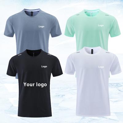 China QUICK DRY Custom Polyester Plain Ultra Soft Spandex White Sleeve Sport T Shirts Short Quick Dry Men's T Shirts for sale