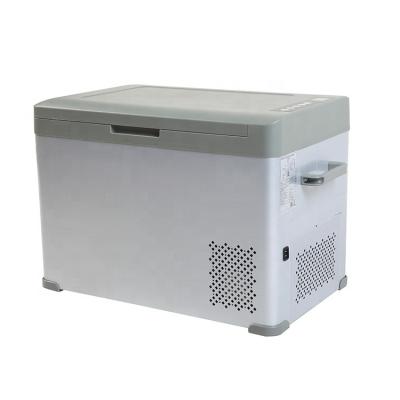 China Freezing/AC 110/240V Compact DC 12V/24V Fridge 50L Portable Fridge Camping Car Freezer Refrigerator for sale