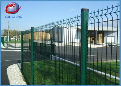 China Green Vinyl Coated Welded Wire Fencing Panels , Welded Wire Dog Fence Multi Purpose for sale