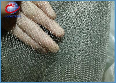 China Crimped Knitted Wire Mesh / Gas Liquid Filter Wire Mesh Demister For Air Cleaner for sale