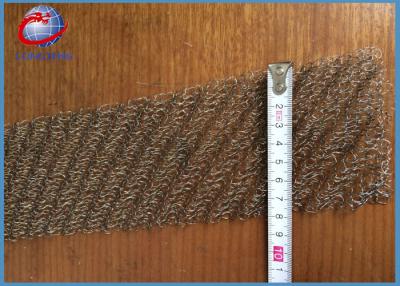 China Compressed Multiple Wires Knitted Wire Mesh For Gas / Liquid Filtering for sale