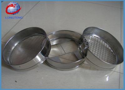 China 60 Micron SS201 304 Stainless Steel Test Sieves , Woven Wire Mesh Sieves for sale