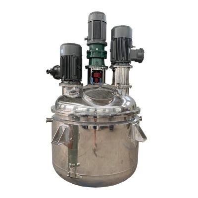 China 0.75kw Multi-function Electric Stirring Stainless Steel Reaction Dispersing Emulsifying Kettle for Chemical for sale