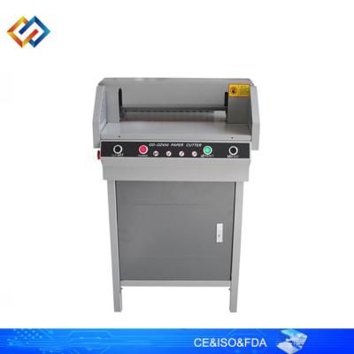 China 450v+ Manual Heavy Duty Paper Cutter Machine 450MM Max Cutting Width for sale