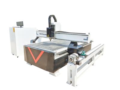 China Furniture Wood CNC Router Machine / Woodworking Machine Automatic Rotary for sale