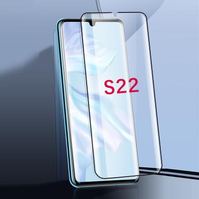 China Mobile Phone 3D Curved Glue Full Cover Screen UV Glass Protector For Samsung S22 Ultra for sale