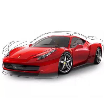 China Applicable to any car models factory supply car body high protective TPU clear transparent car film wrap of the original paint for sale