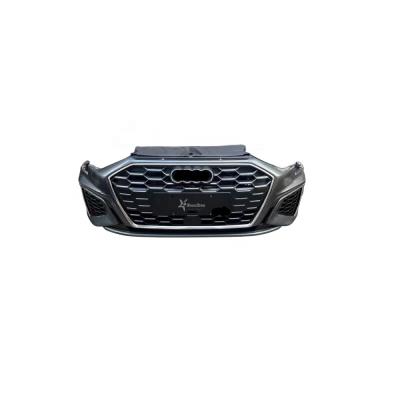 China Plastic Suitable Audi A3 S3  RS3 Front bumper with grille Automotive bumper body Kit Front nose for sale