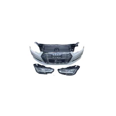 China Plastic For Audi A4 B10 B11 RS4 S4 front bumper with grille body kit for sale