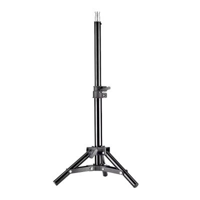 China Mini Table Top Backlight Lightweight Aluminum Stand Mobile Phone Photo Studio 45cm Photographic Stand Tripod For Video Ring Light Lamp for sale