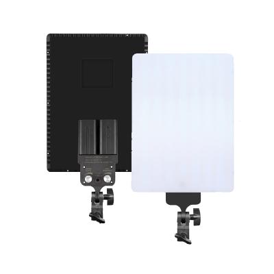 China ultra-thin dimmable LED photo panel light lamp for photographic and video shooting 2700K-5500K LED530 power supplier&lithium battery for sale