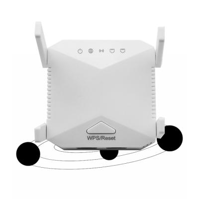 China dual band wifi booster 5g round signal logo printing 1200Mbps wifi repeater XY08 for sale